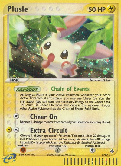 Plusle (8/97) [EX: Dragon] | Tables and Towers