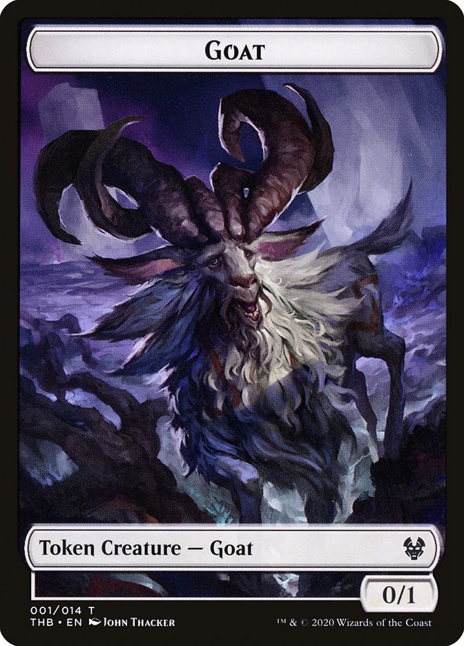 Goat Token [Theros Beyond Death Tokens] | Tables and Towers