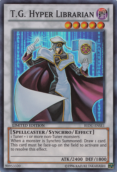 T.G. Hyper Librarian [REDU-ENSE1] Super Rare | Tables and Towers