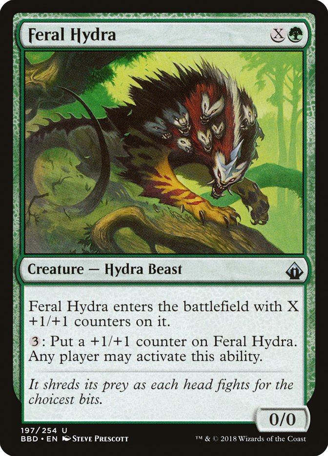 Feral Hydra [Battlebond] | Tables and Towers