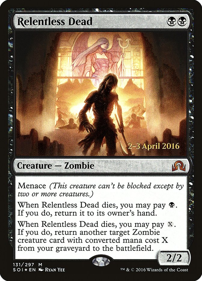 Relentless Dead [Shadows over Innistrad Prerelease Promos] | Tables and Towers