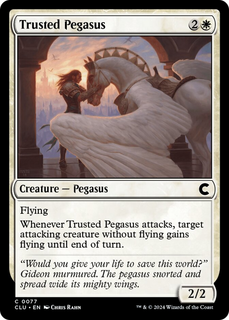 Trusted Pegasus [Ravnica: Clue Edition] | Tables and Towers