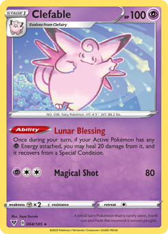 Clefable (064/185) [Sword & Shield: Vivid Voltage] | Tables and Towers