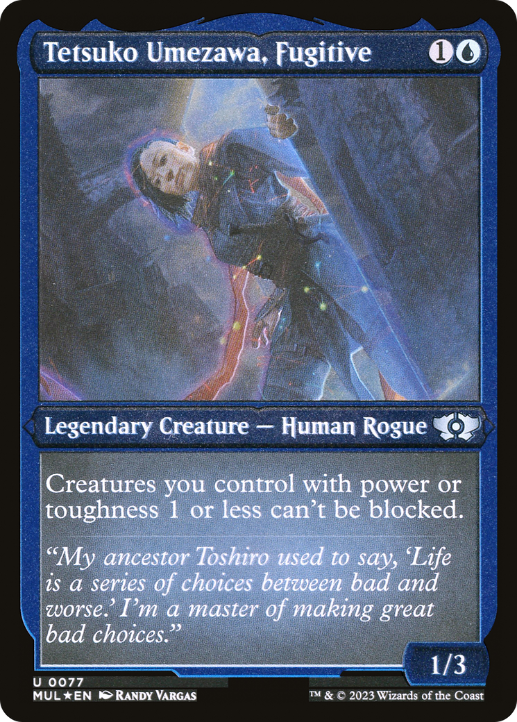 Tetsuko Umezawa, Fugitive (Foil Etched) [Multiverse Legends] | Tables and Towers