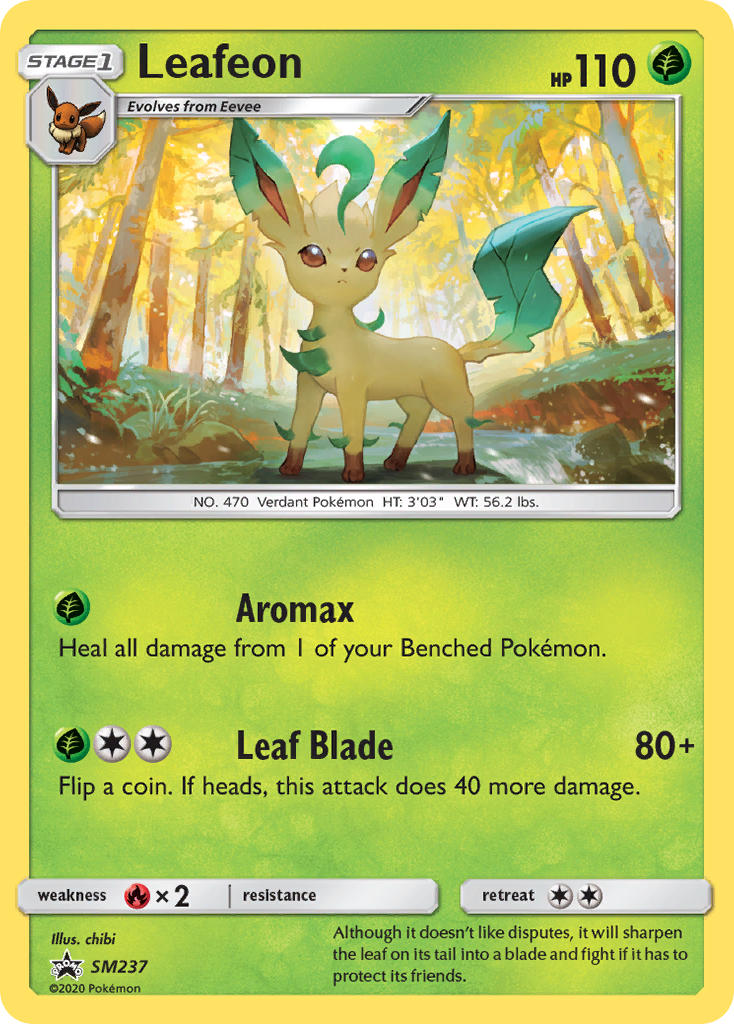 Leafeon (SM237) [Sun & Moon: Black Star Promos] | Tables and Towers