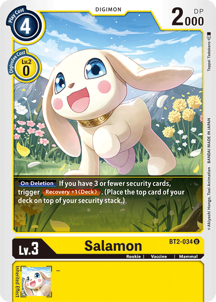 Salamon [BT2-034] [Release Special Booster Ver.1.5] | Tables and Towers