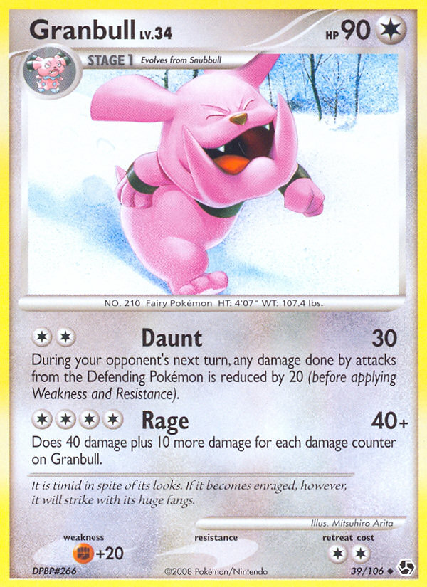 Granbull (39/106) [Diamond & Pearl: Great Encounters] | Tables and Towers