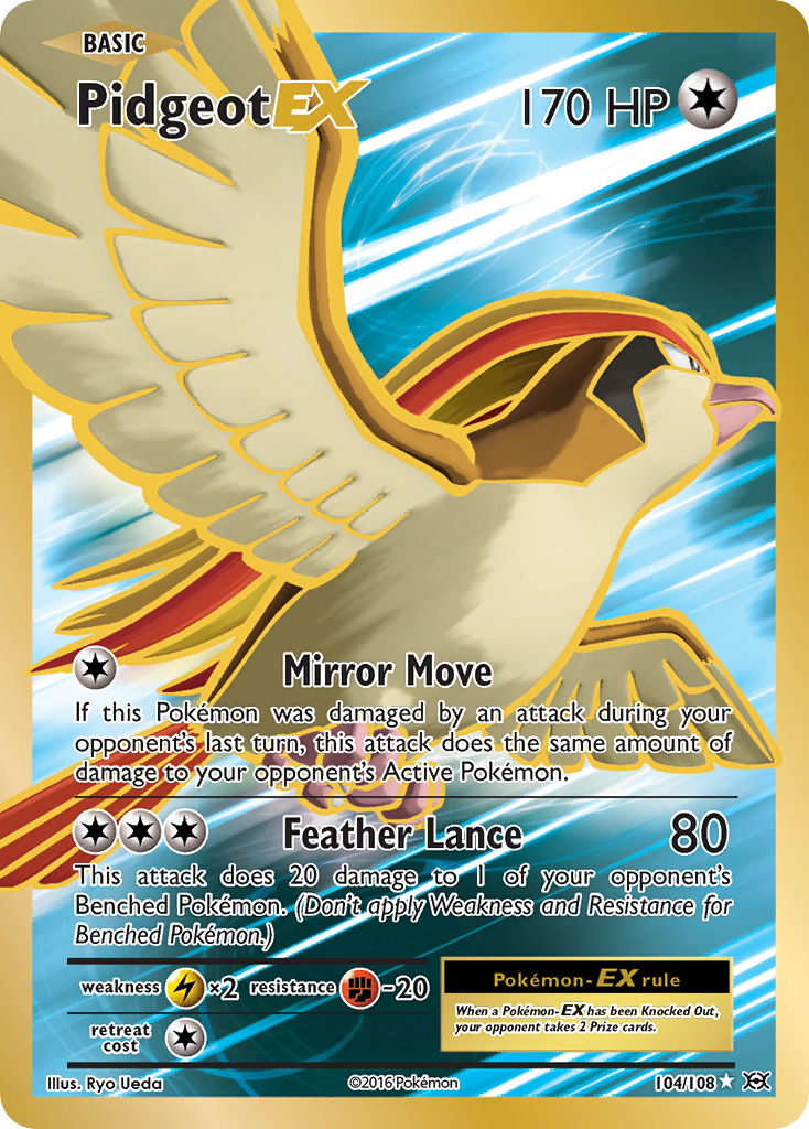 Pidgeot EX (104/108) [XY: Evolutions] | Tables and Towers