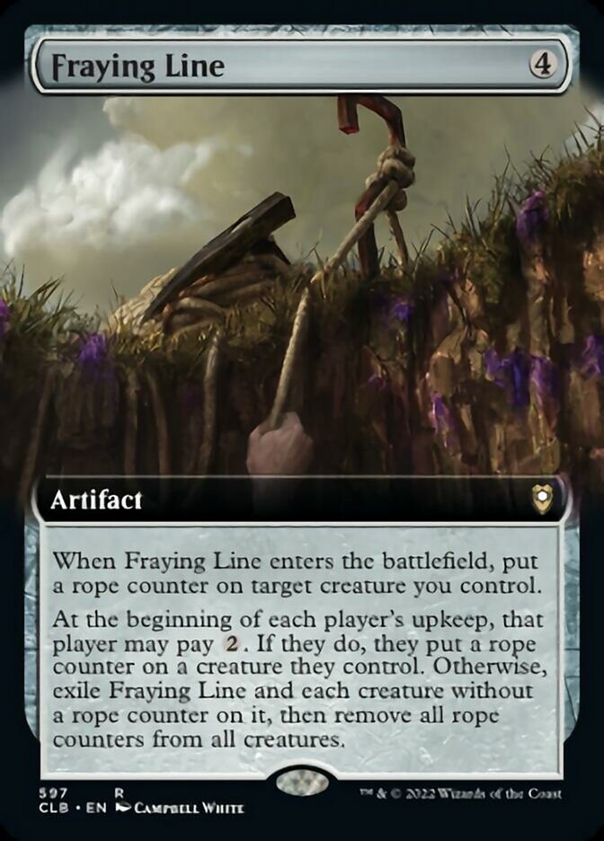 Fraying Line (Extended Art) [Commander Legends: Battle for Baldur's Gate] | Tables and Towers
