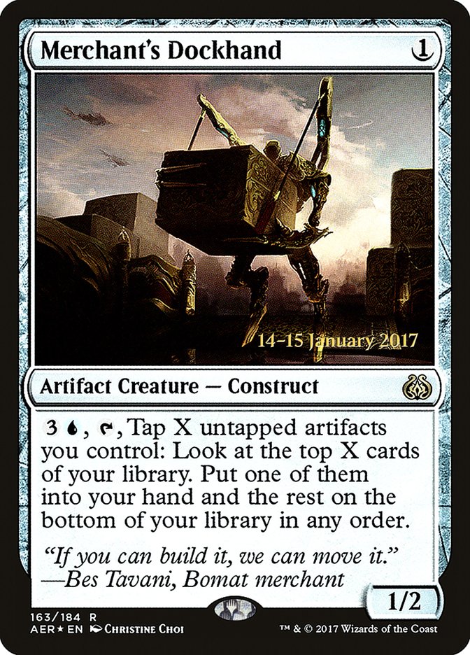 Merchant's Dockhand [Aether Revolt Prerelease Promos] | Tables and Towers