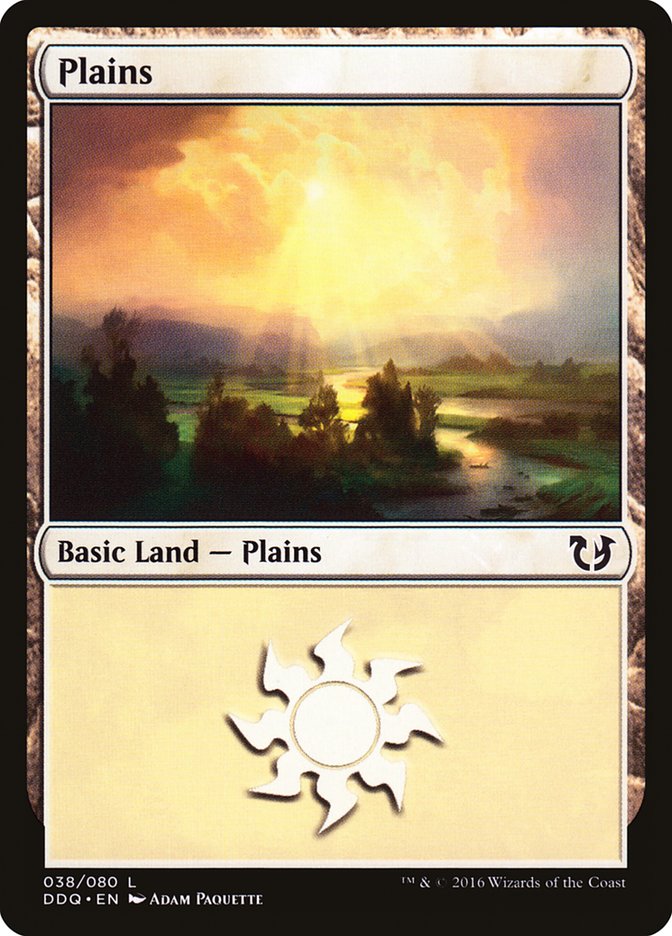 Plains (38) [Duel Decks: Blessed vs. Cursed] | Tables and Towers