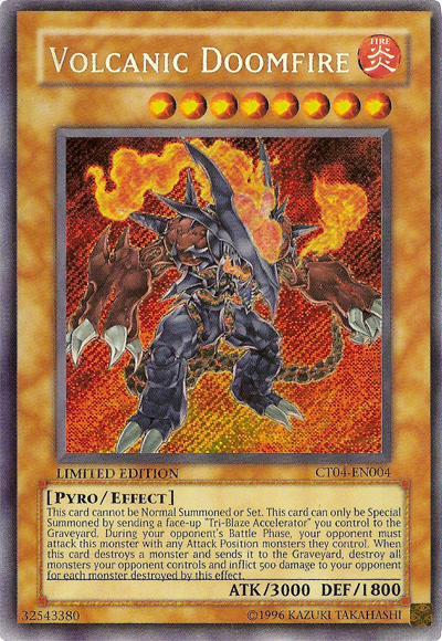 Volcanic Doomfire [CT04-EN004] Secret Rare | Tables and Towers