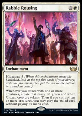 Rabble Rousing (Promo Pack) [Streets of New Capenna Promos] | Tables and Towers