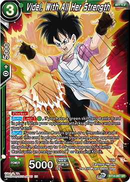 Videl, With All Her Strength (BT14-067) [Cross Spirits] | Tables and Towers