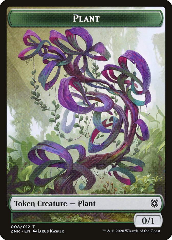 Plant Token [Zendikar Rising Tokens] | Tables and Towers