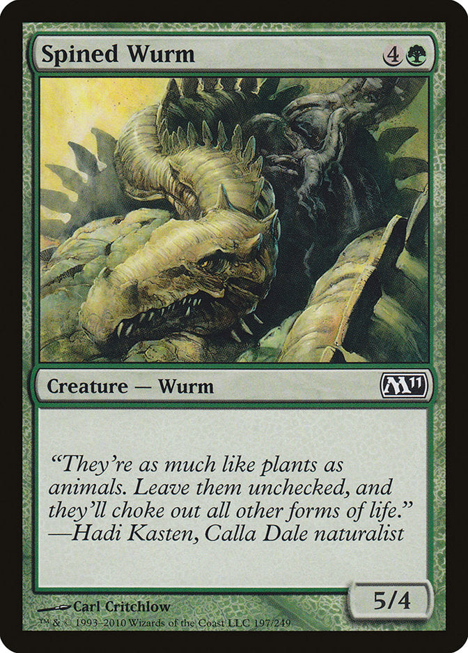 Spined Wurm [Magic 2011] | Tables and Towers