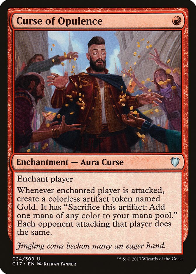 Curse of Opulence [Commander 2017] | Tables and Towers