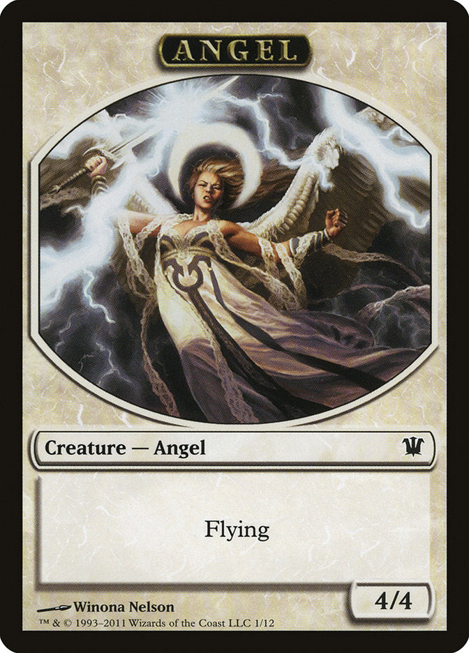 Angel Token [Innistrad Tokens] | Tables and Towers