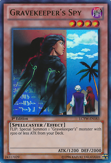 Gravekeeper's Spy [LCYW-EN183] Ultra Rare | Tables and Towers