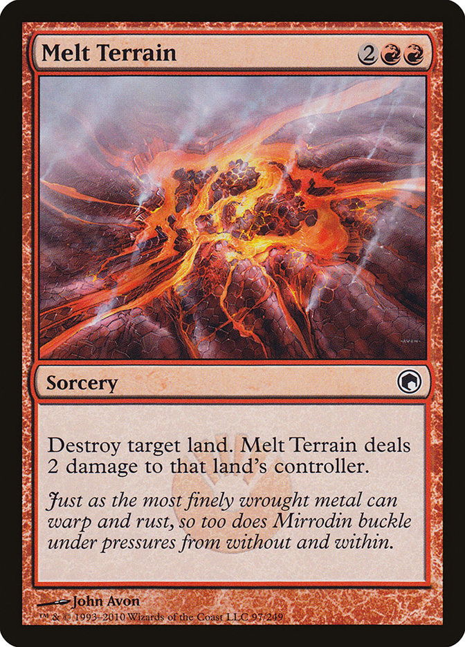 Melt Terrain [Scars of Mirrodin] | Tables and Towers