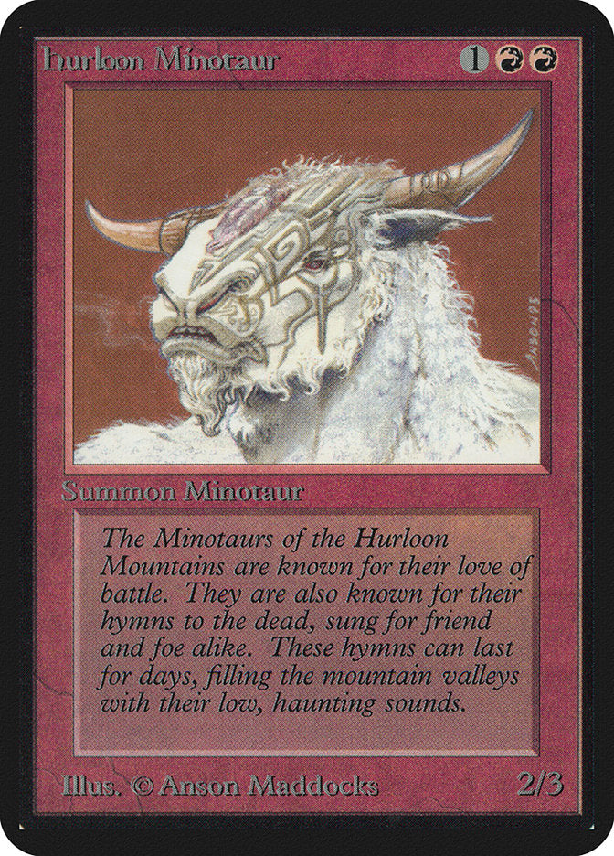 Hurloon Minotaur [Alpha Edition] | Tables and Towers