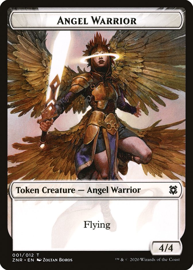 Angel Warrior Token [Zendikar Rising Tokens] | Tables and Towers