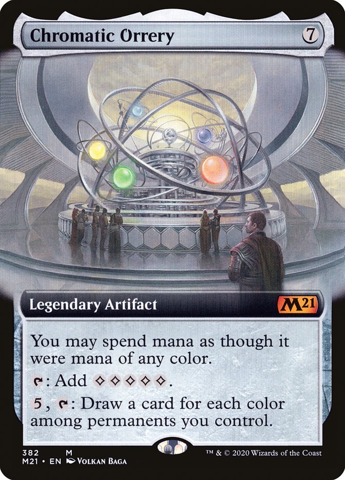 Chromatic Orrery (Extended Art) [Core Set 2021] | Tables and Towers