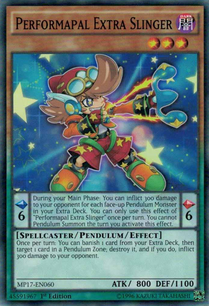 Performapal Extra Slinger [MP17-EN060] Common | Tables and Towers