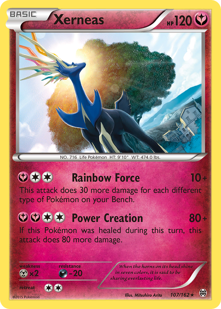 Xerneas (107/162) [XY: BREAKthrough] | Tables and Towers