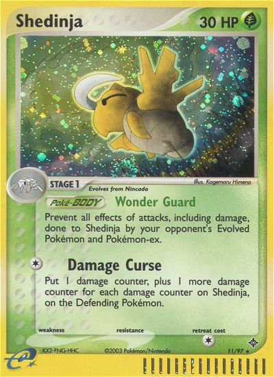 Shedinja (11/97) [EX: Dragon] | Tables and Towers