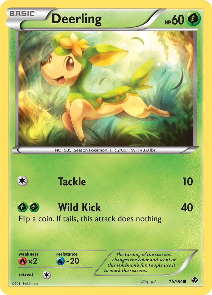 Deerling (15/98) [Black & White: Emerging Powers] | Tables and Towers