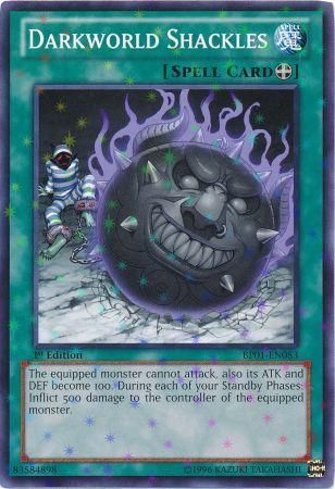 Darkworld Shackles [BP01-EN083] Starfoil Rare | Tables and Towers