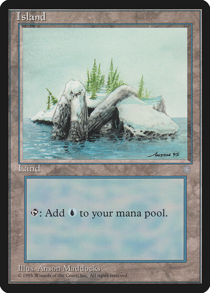 Island (Signature on Right) [Ice Age] | Tables and Towers