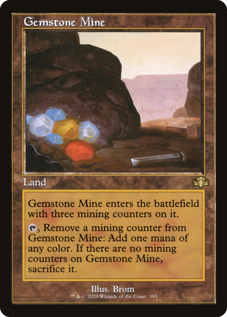 Gemstone Mine (Retro) [Dominaria Remastered] | Tables and Towers