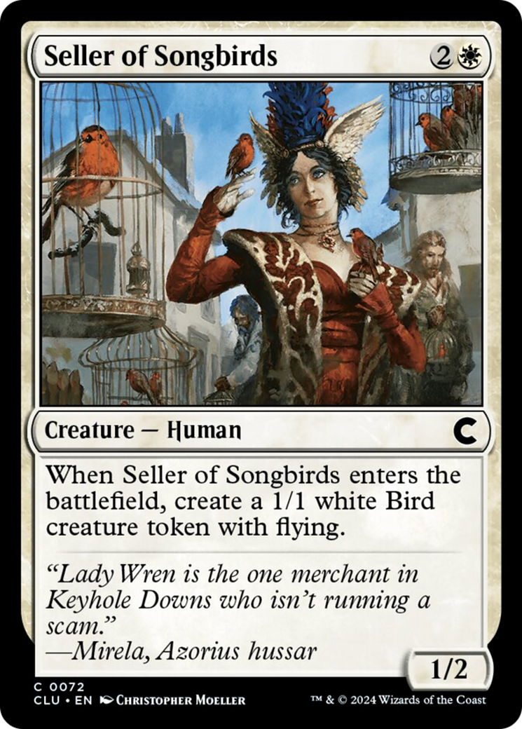 Seller of Songbirds [Ravnica: Clue Edition] | Tables and Towers