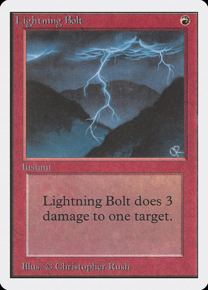 Lightning Bolt [Unlimited Edition] | Tables and Towers