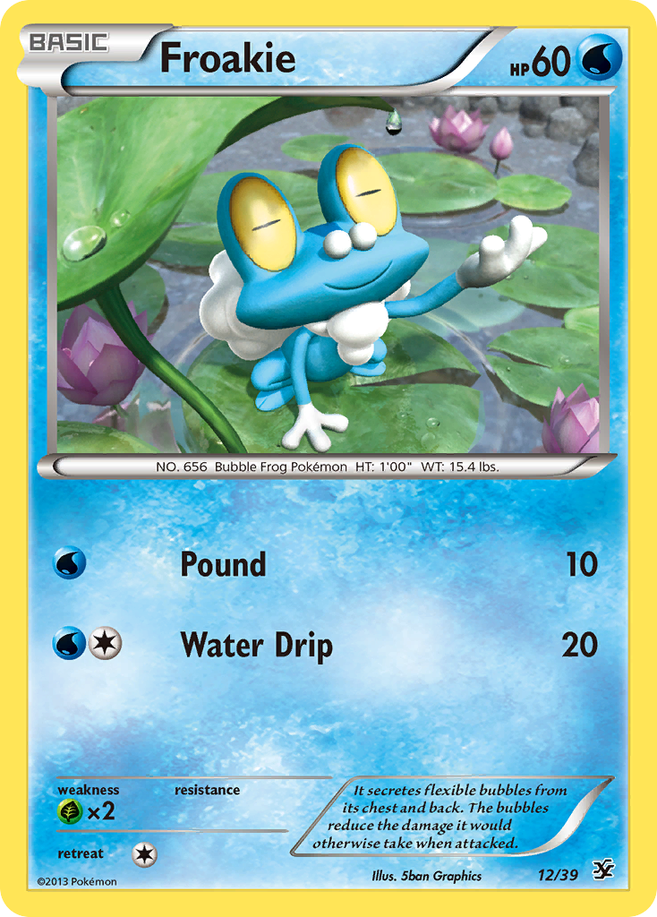 Froakie (12/39) [XY: Kalos Starter Set] | Tables and Towers