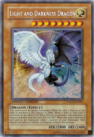 Light and Darkness Dragon [YG01-EN001] Secret Rare | Tables and Towers