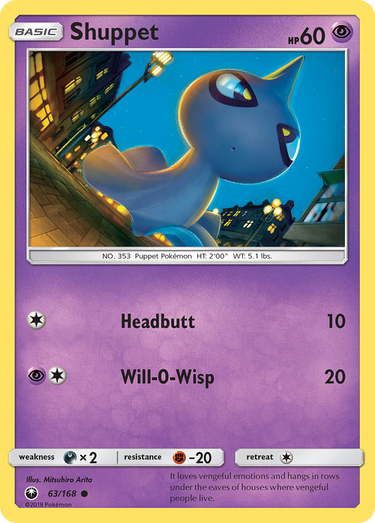 Shuppet (63/168) [Sun & Moon: Celestial Storm] | Tables and Towers