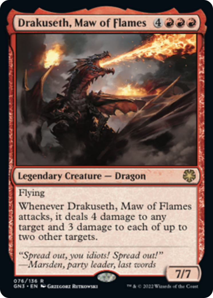 Drakuseth, Maw of Flames [Game Night: Free-for-All] | Tables and Towers