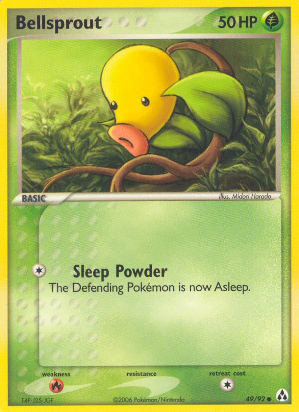 Bellsprout (49/92) [EX: Legend Maker] | Tables and Towers