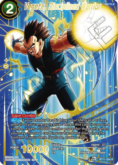 Vegeta, Disciplined Warrior (Alternate Art) (BT11-054) [Special Anniversary Set 2021] | Tables and Towers