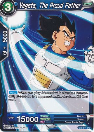 Vegeta, The Proud Father (BT2-041) [Union Force] | Tables and Towers