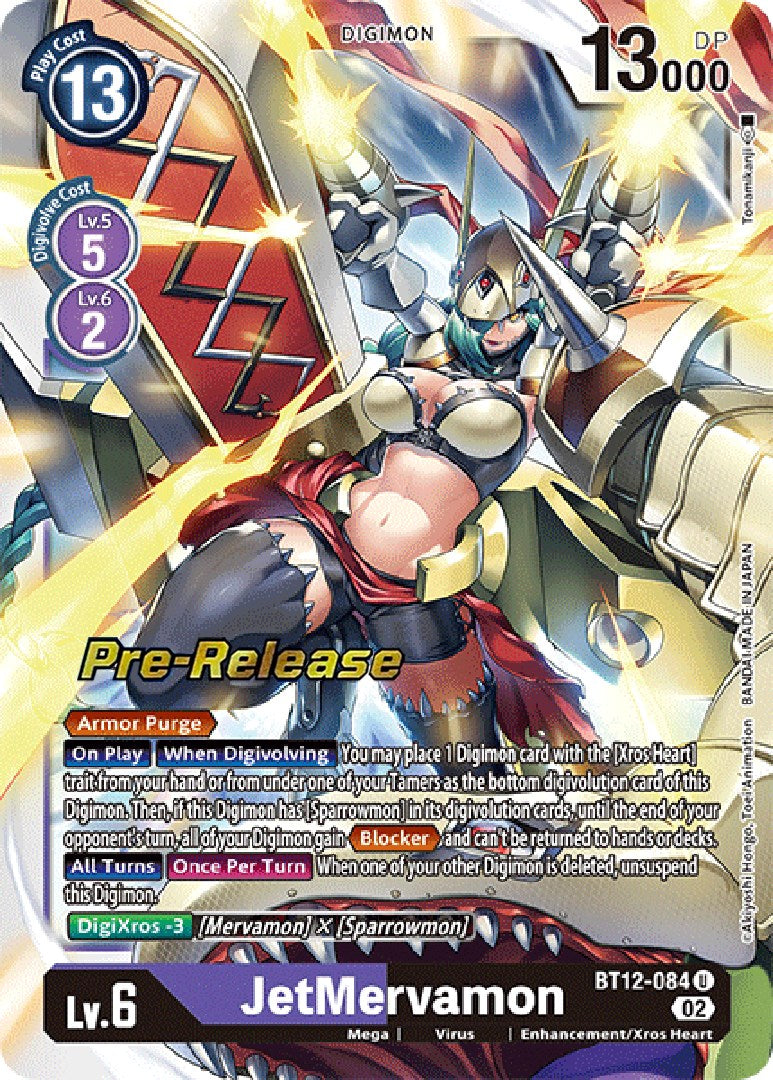 JetMervamon [BT12-084] [Across Time Pre-Release Cards] | Tables and Towers