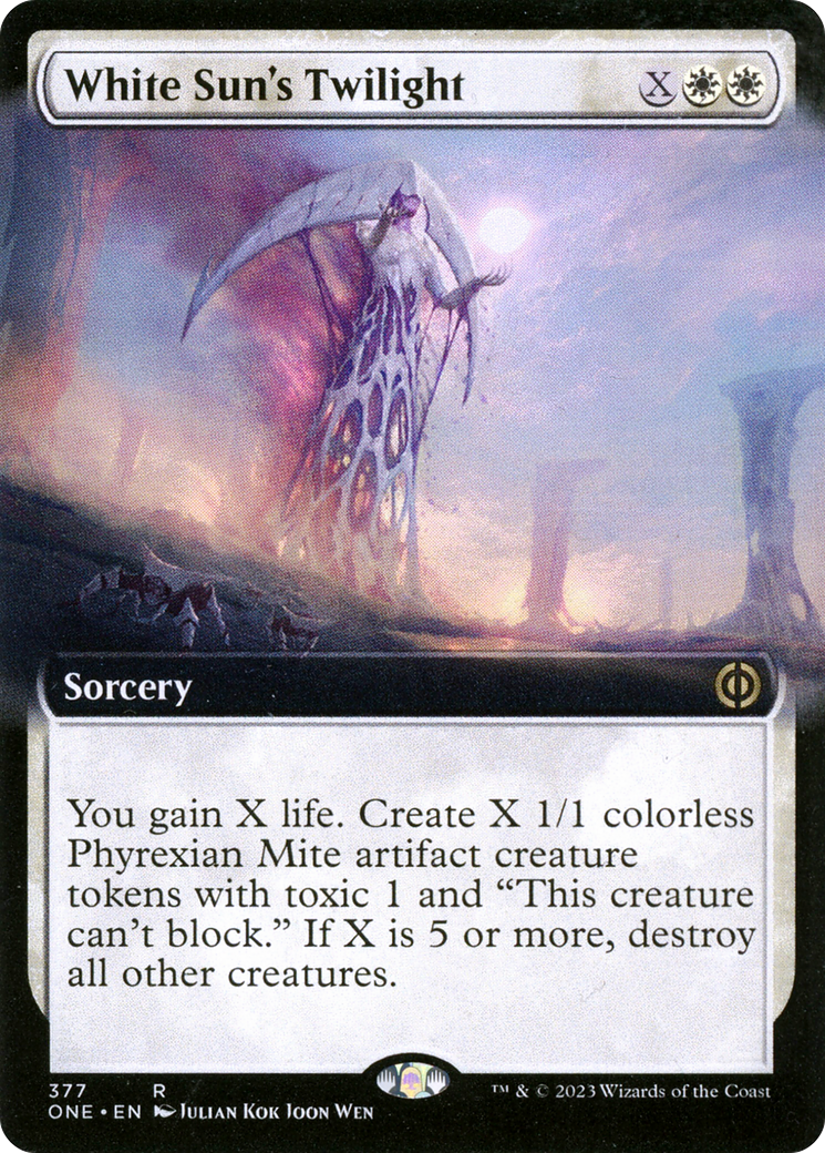 White Sun's Twilight (Extended Art) [Phyrexia: All Will Be One] | Tables and Towers