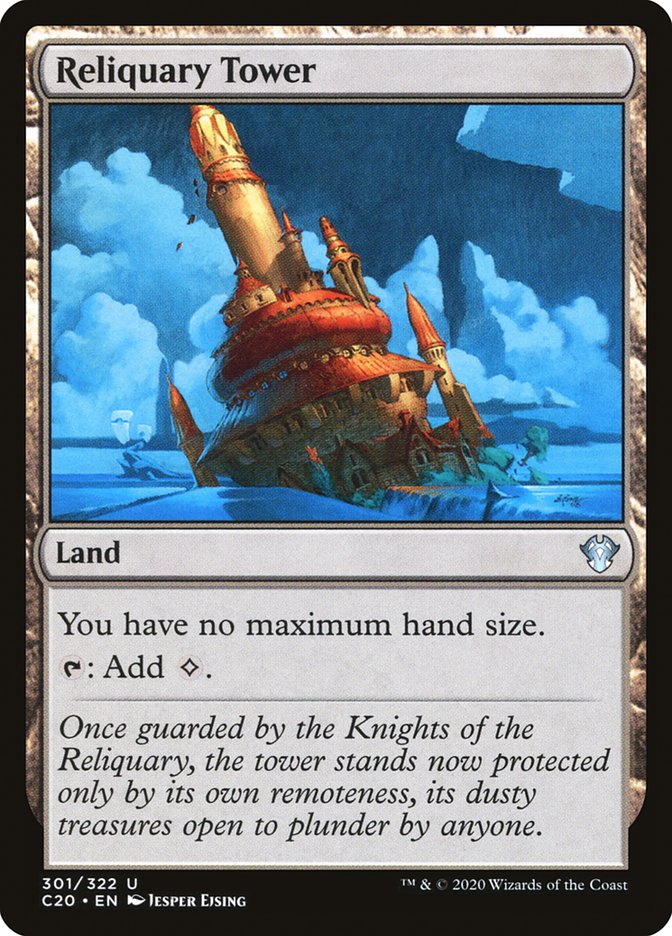 Reliquary Tower [Commander 2020] | Tables and Towers