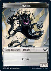 Inkling // Spirit Double-Sided Token [Strixhaven: School of Mages Tokens] | Tables and Towers