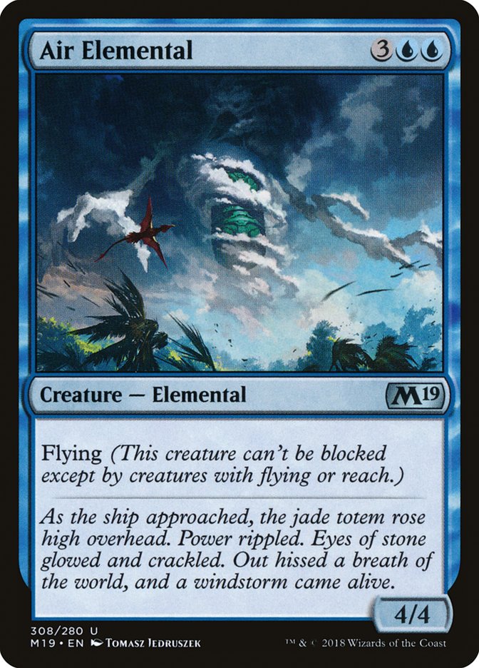 Air Elemental [Core Set 2019] | Tables and Towers