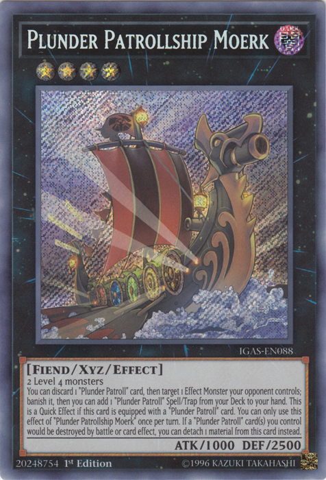 Plunder Patrollship Moerk [IGAS-EN088] Secret Rare | Tables and Towers