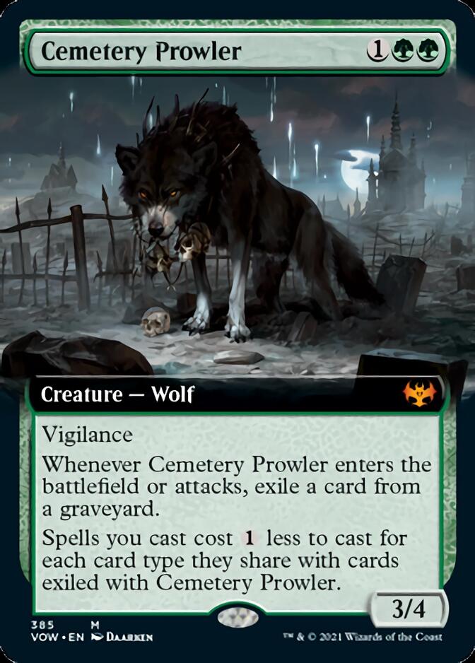 Cemetery Prowler (Extended Art) [Innistrad: Crimson Vow] | Tables and Towers